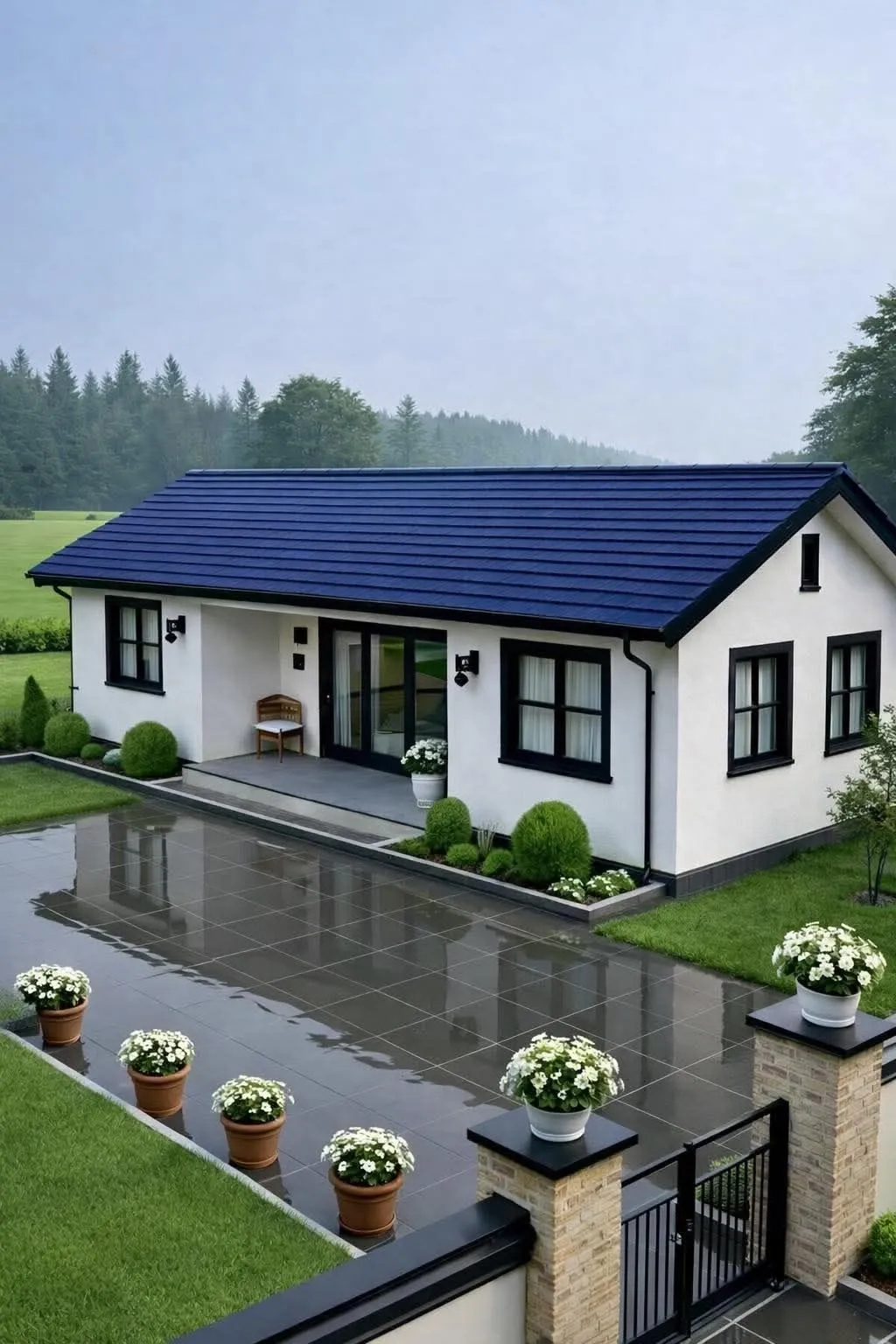 Tek Katlı Çelik Konstrüksiyon Ev Planları